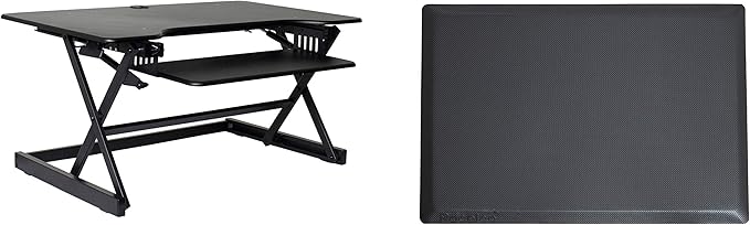 Rocelco 40" Large Height Adjustable Standing Desk Converter by Rocelco