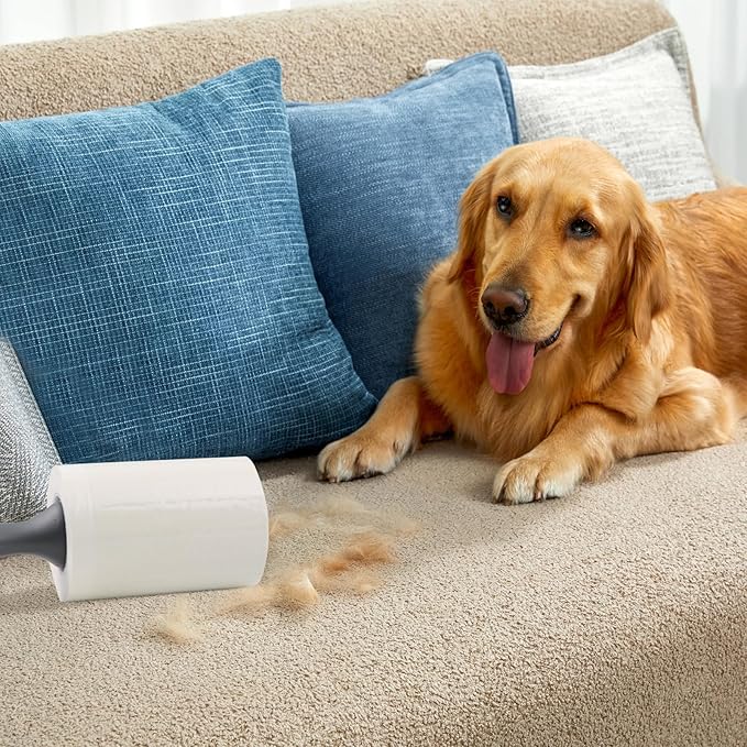 Lint Roller for Pet Hair 500 Sheets Extra Sticky Pet Hair Remover for Clothes - Image 7