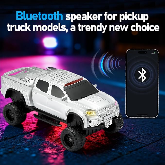 WSTER WS-X65 Pickup Truck Replica Bluetooth Speaker – HD Sound, FM Radio - Image 4