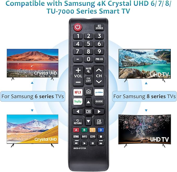Replacement BN59-01315A BN59-01315J Remote Control Compatible - Image 4