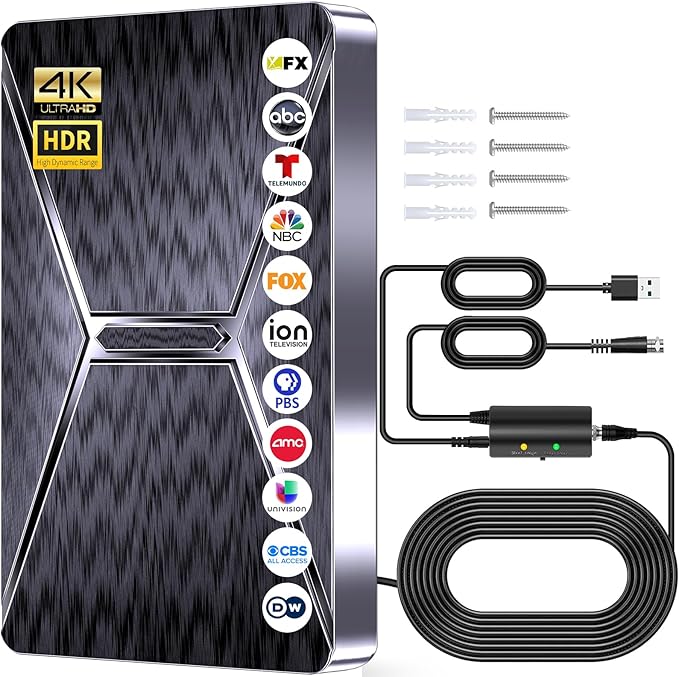 2026 Upgraded Indoor TV Antenna, 3600+ Miles Range HD Digital Antenna by AXEVOITVANTENNA