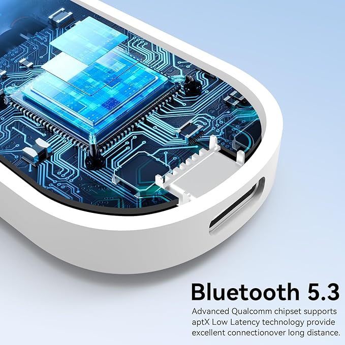 Giecy Airplane Bluetooth 5.3 Transmitter Receiver Adapter, Supports 2 AirPods - Image 6