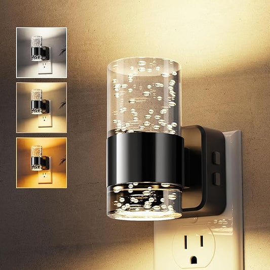L LOHAS LED Night Lights Plug into Wall, Dimmable Night Light by LLOHASLED
