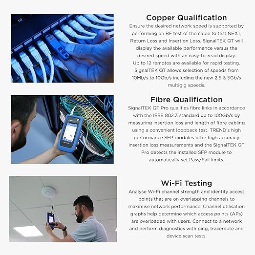 TREND Networks | SignalTEK QT Pro | All-in-One 10G Copper, Fiber & Wi-Fi - Image 6