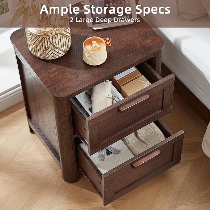 Joaxswe Farmhouse Nightstand - Image 4