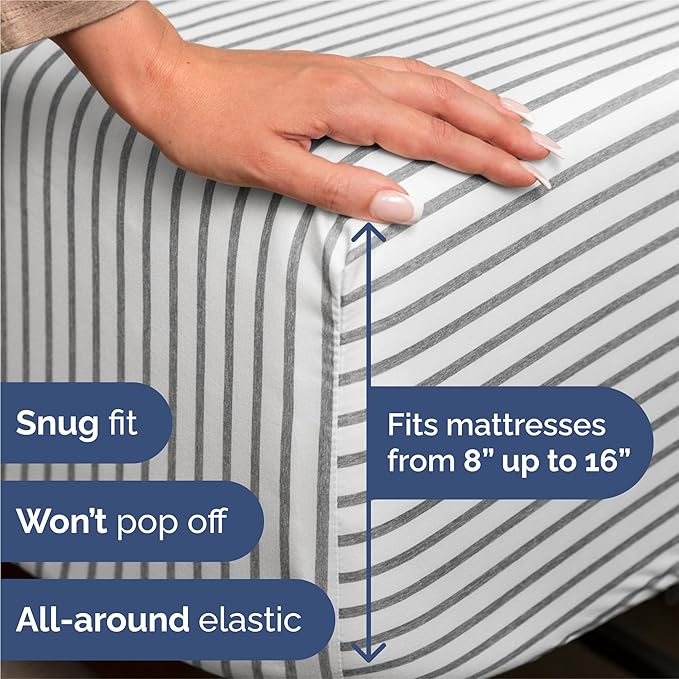 Split King Size 5 Piece Sheet Set - Image 3