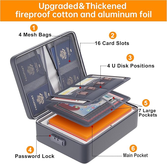DocSafe 5200°F Document Organizer - Image 9