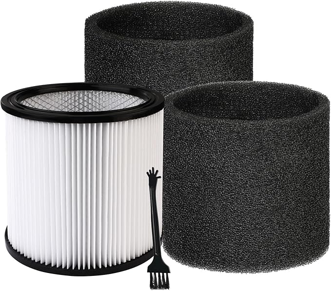Shop-Vac 90304 Cartridge Filter and 90585 Foam Sleeve Filter, by Shop-Vac