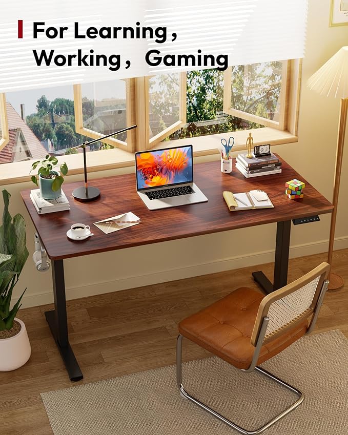 SANODESK Electric Standing Desk 55 x 28 Inches Whole-Piece Desktop Height - Image 3