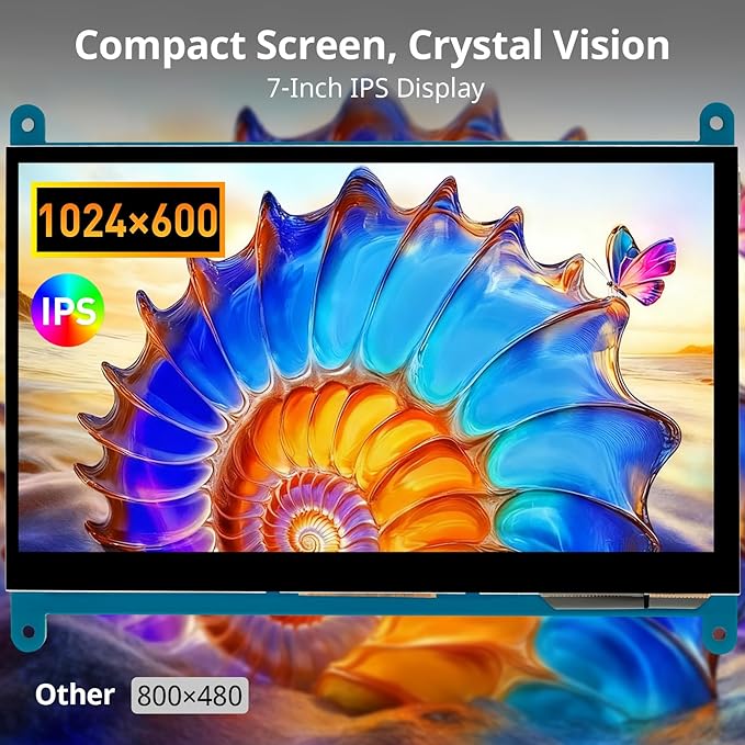 ELECROW 7 Inch 1024×600 Touchscreen - Image 7