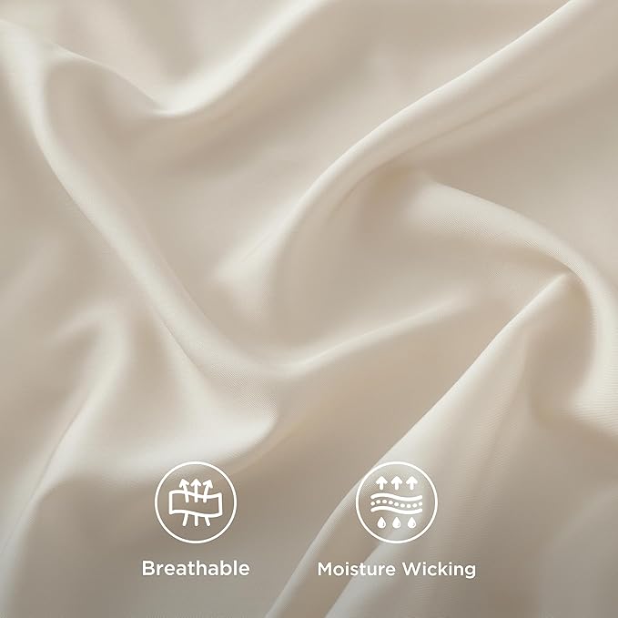 Bedsure Full Size Bed Sheets, Cooling Sheets, Rayon Derived from Bamboo - Image 5