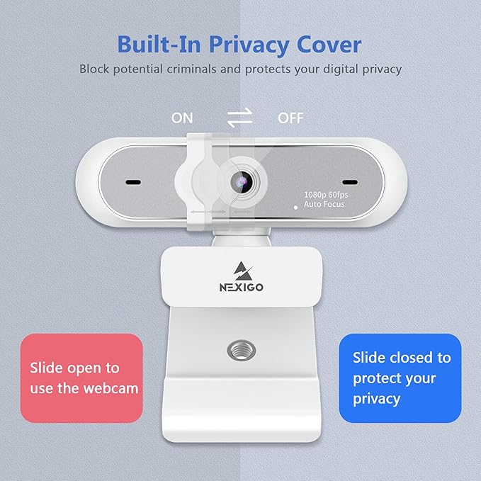 NexiGo N660P 1080P 60FPS Webcam - Image 5