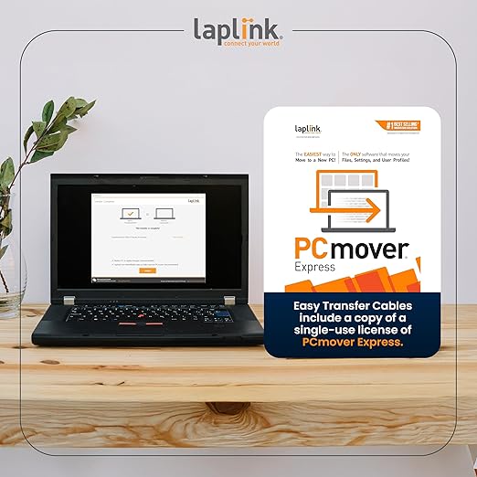 LAPLINK Easy Transfer Cable, Includes PCmover Express Data Transfer Software - Image 6