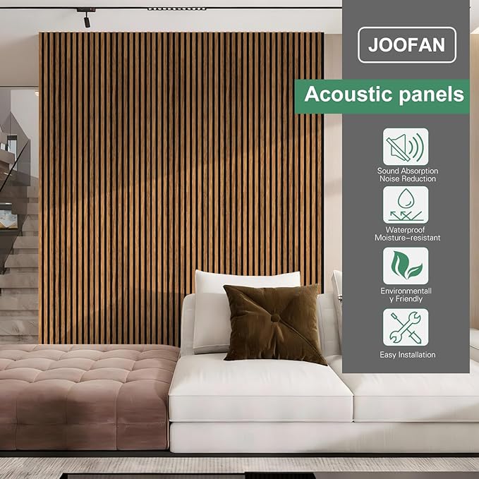 Premium Acoustic Wood Slat Wall Panels – Noise-Reducing Sound Absorption Panels - Image 2