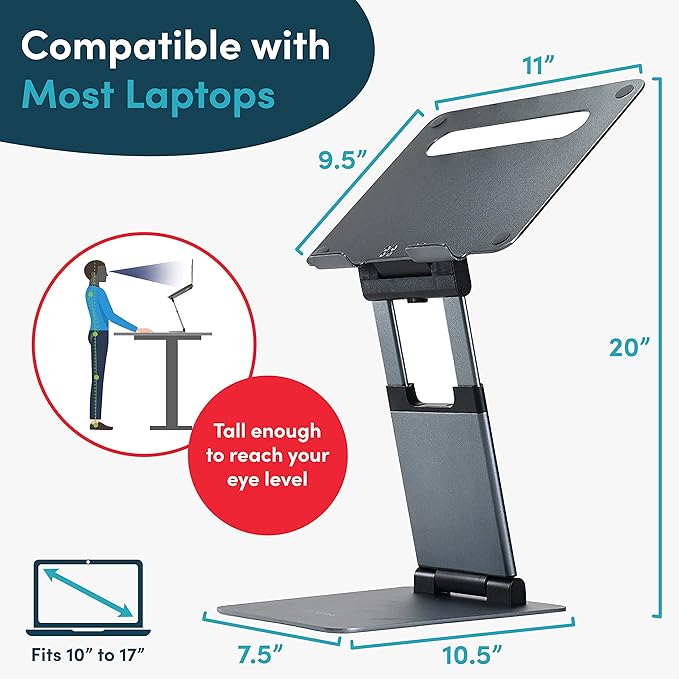 Lifelong Ergonomic Adjustable Laptop Stand - Image 4