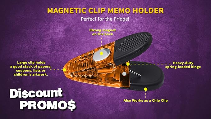 10 Magnetic Memo Holders Set - Image 3