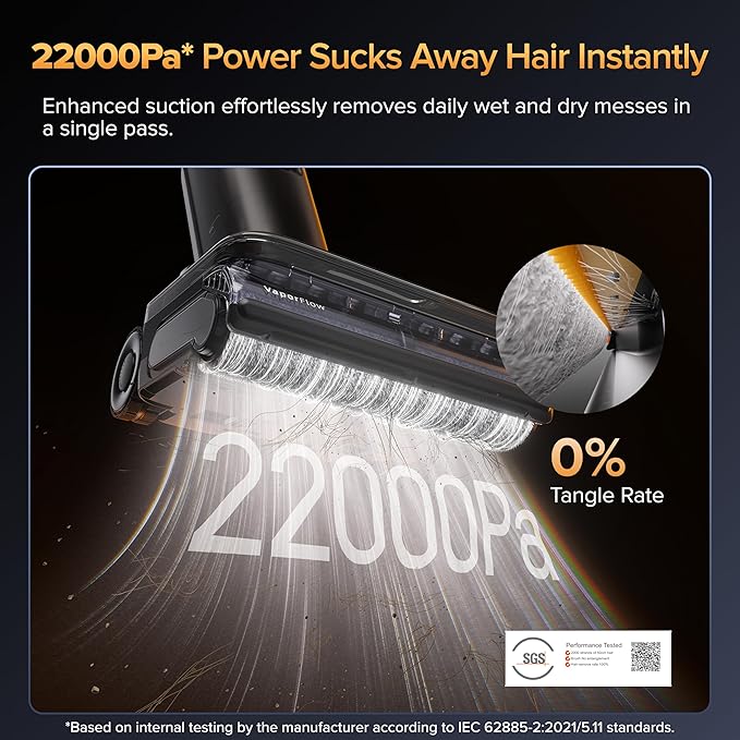 roborock F25 Ultra Steam Wet Dry Vacuum Cleaner, 356°F Steam Mop & 187°F Hot - Image 6