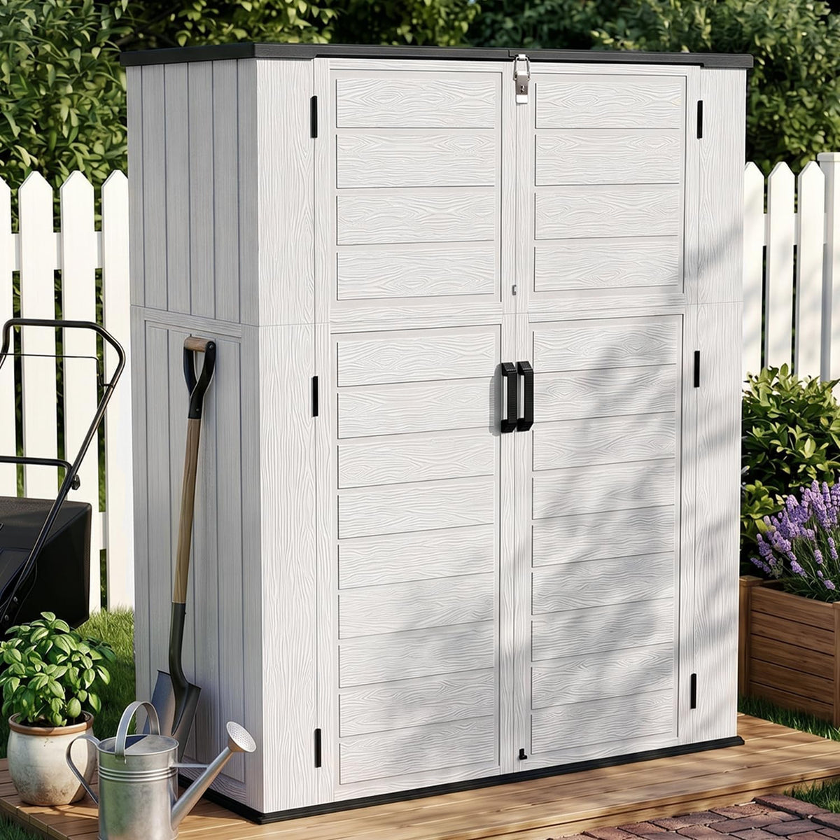 outdoor storage shed resin waterproof storage cabinet for, main product view