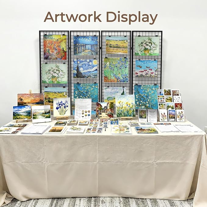DEMEGA Grid Wall Panels Foldable Gridwall Panel Display Stand Art Show Display - Image 6