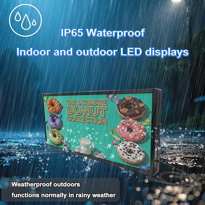 Programmable LED Sign for Business, P3 Outdoor Digital Electronic Message Board - Image 7