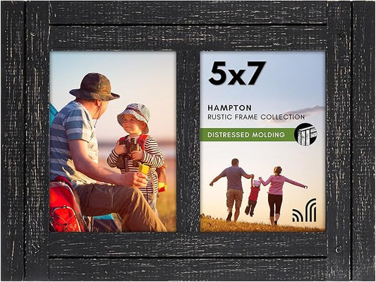 Americanflat Hinged 5x7 Double Picture Frame by Americanflat