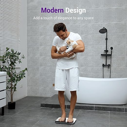 Ovutek Scale for Body Weight, Highly Accurate 450lb Digital Bathroom Scales for - Image 7