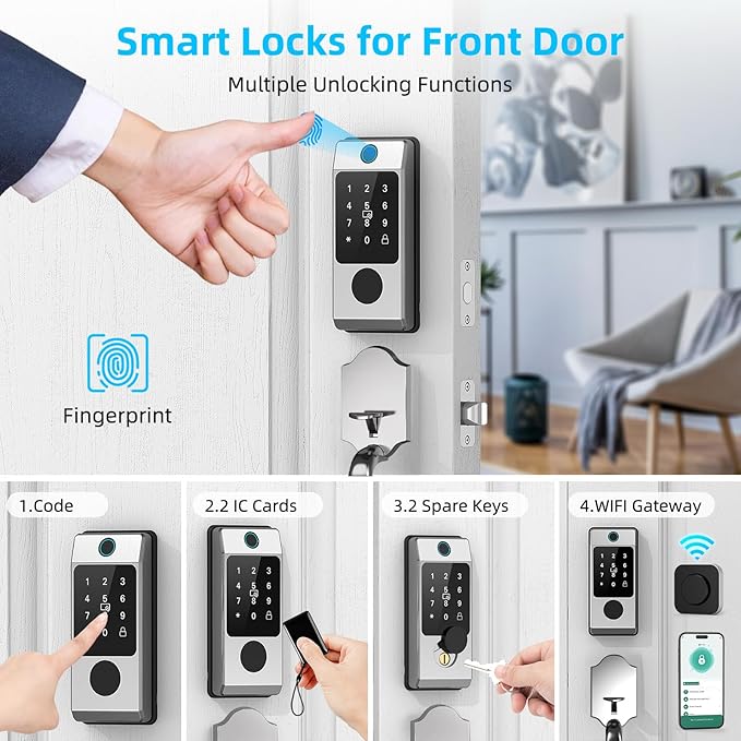 WiFi Smart Locks for Front Door - Image 5