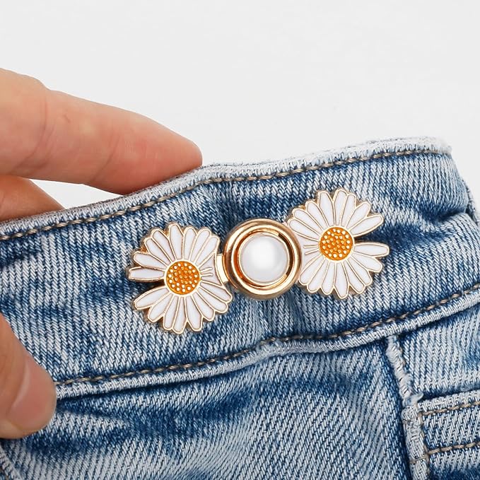 TOOVREN Pant Waist Tightener, Detachable Jean Buttons - Image 3
