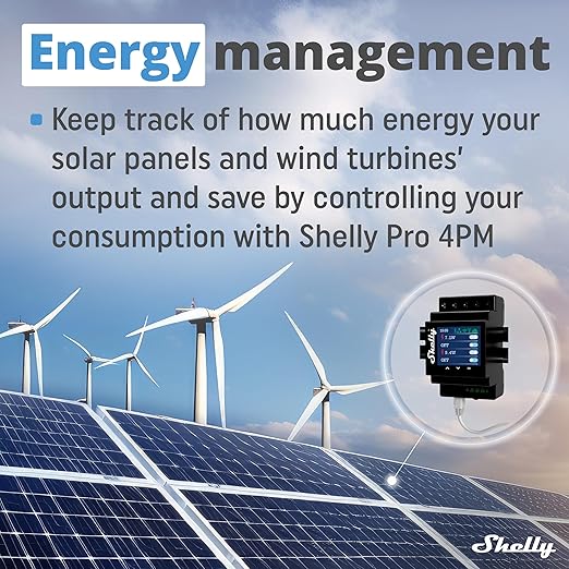 Shelly Pro 4PM | Wi-Fi & LAN, 4-Channel Smart Relay - Image 2