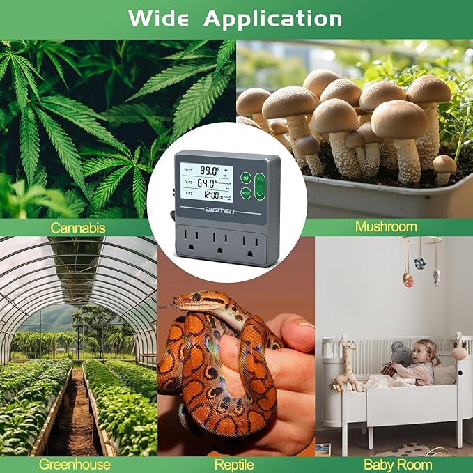 SENSTREE Dual Probe Temperature & Humidity Controller, Independent Sensors - Image 7