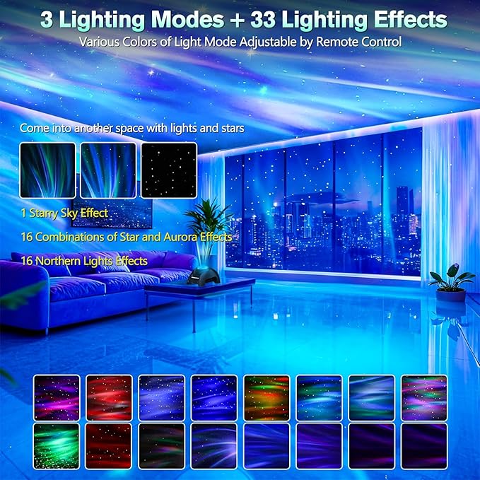 Northern Galaxy Light Aurora Projector, Star Projector - Image 2