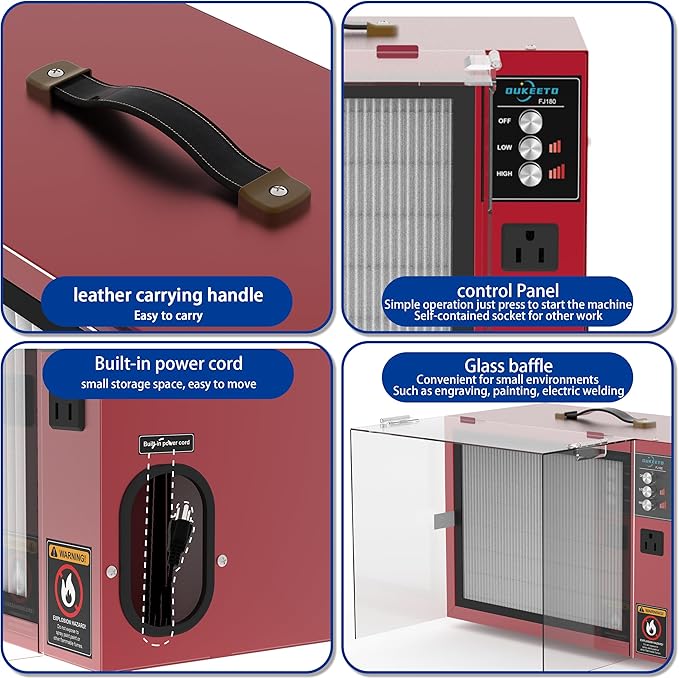 OUKEETO Portable Air Filtration System - Image 3