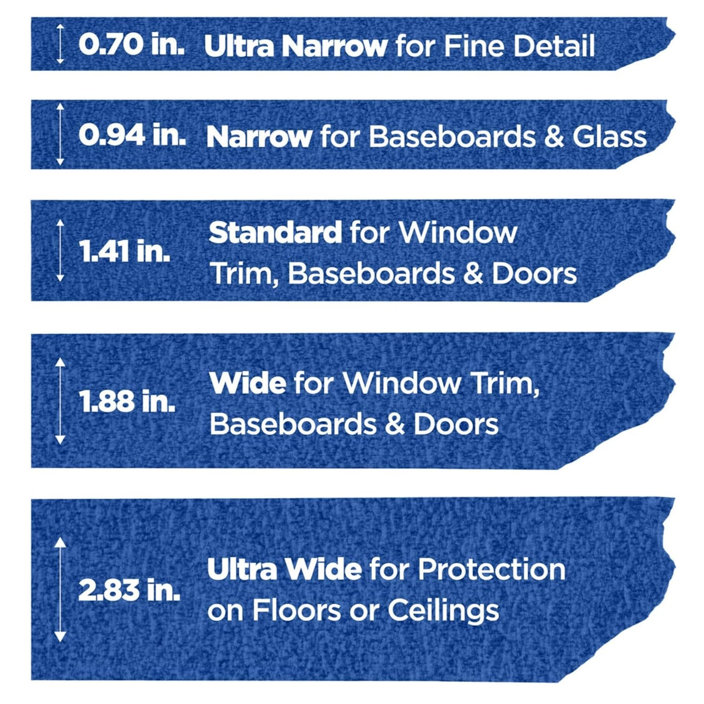ScotchBlue Original Multi-Surface Painters-Tape, 2" Wide (1.88 in. x 60 Yds), Rolls Blue Paint-Tape Protects Surfaces & Removes Easily, Masking-Tape for Indoor & Outdoor Use (2090-48TP6) (Pack of 36)