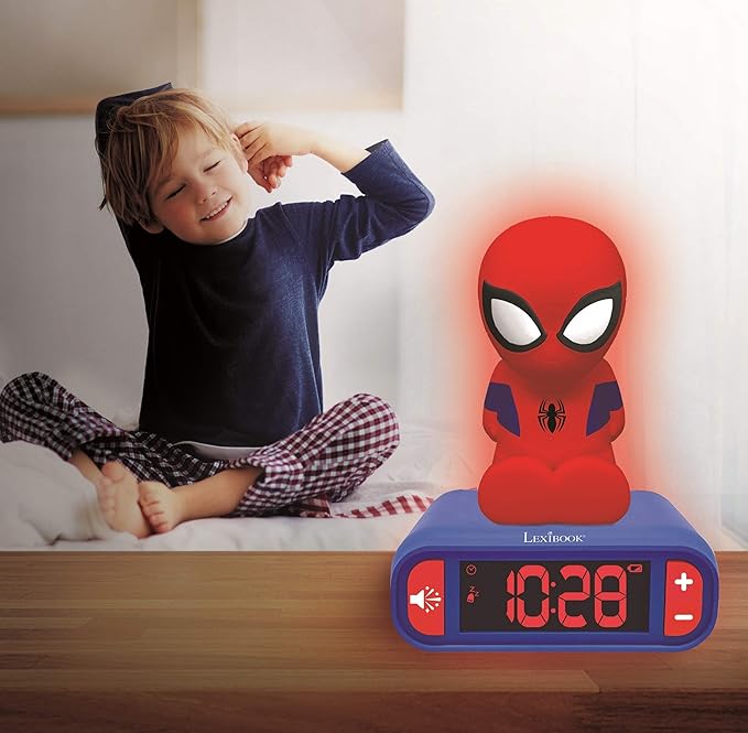 LEXiBOOK - Marvel Spider-Man Digital Alarm Clock - Boys Clock - Luminous - Image 7