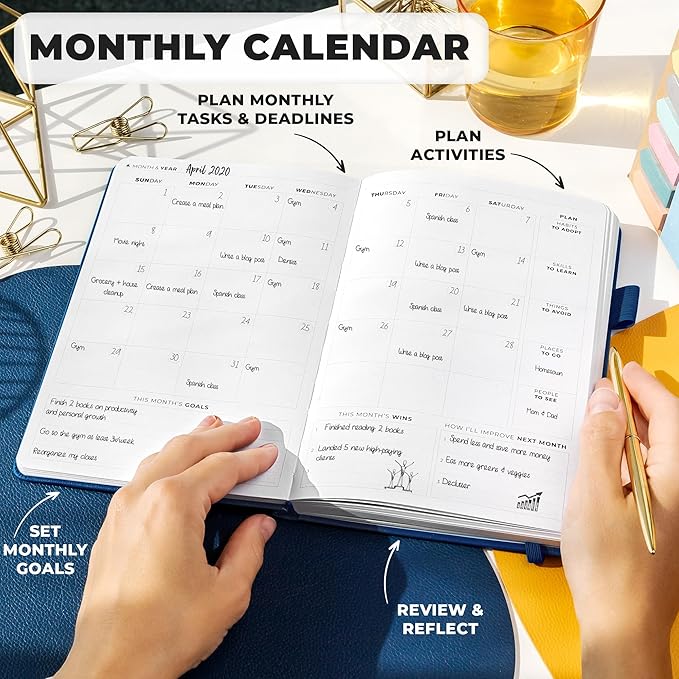 Clever Fox Planner Premium Edition – Undated Luxurious Weekly & Monthly Planner - Image 4