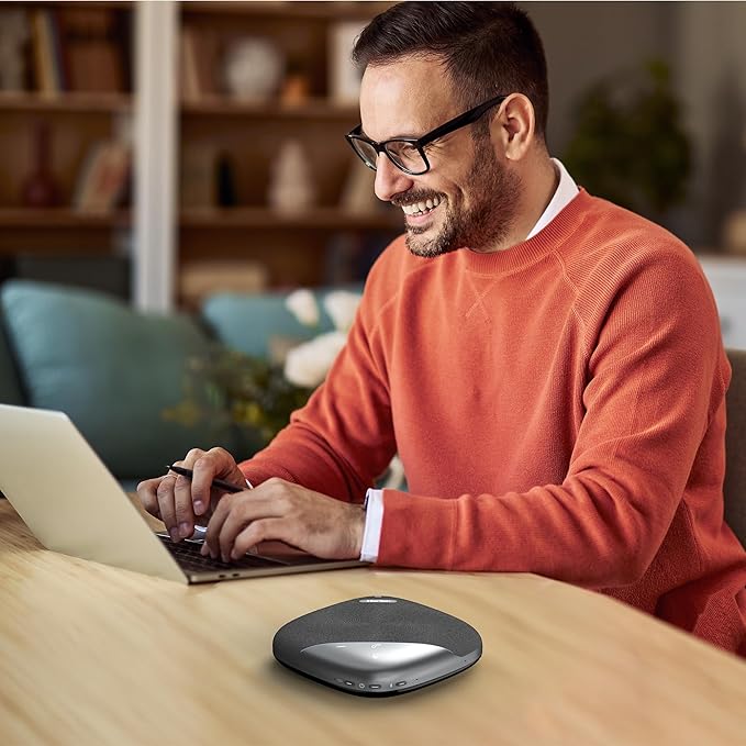 HORION Conference Speaker with Microphone, Wireless Bluetooth Speakerphone - Image 8