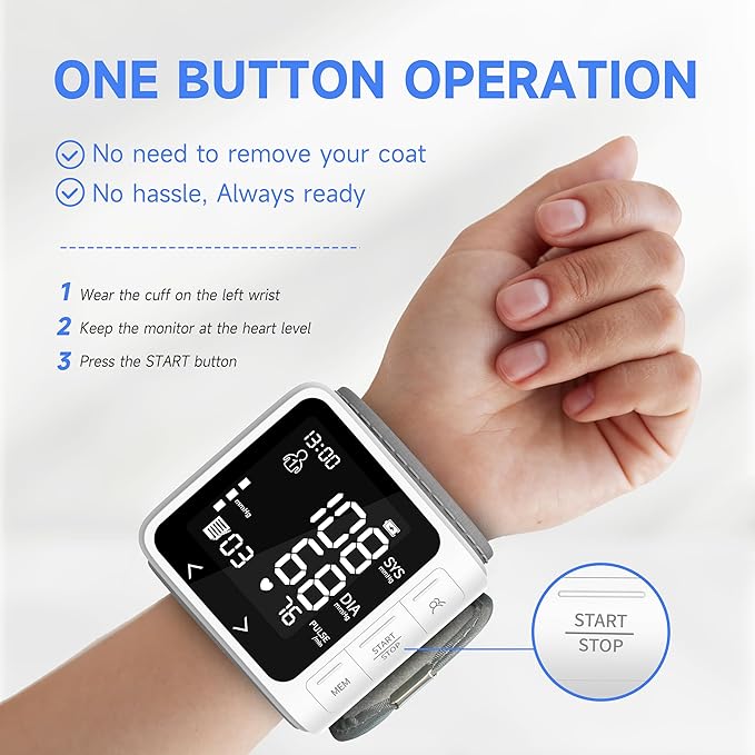 VivaGuard Wrist Blood Pressure Monitor - Image 3