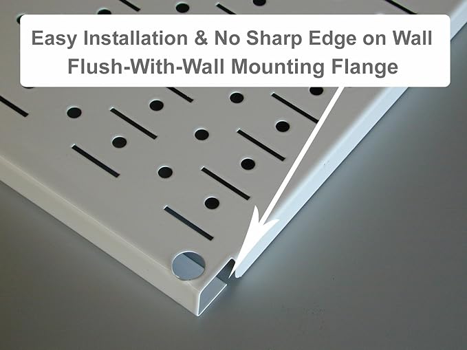 Wall Control Pegboard Organizer 4 ft. Metal Pegboard Standard Tool Storage Kit - Image 8