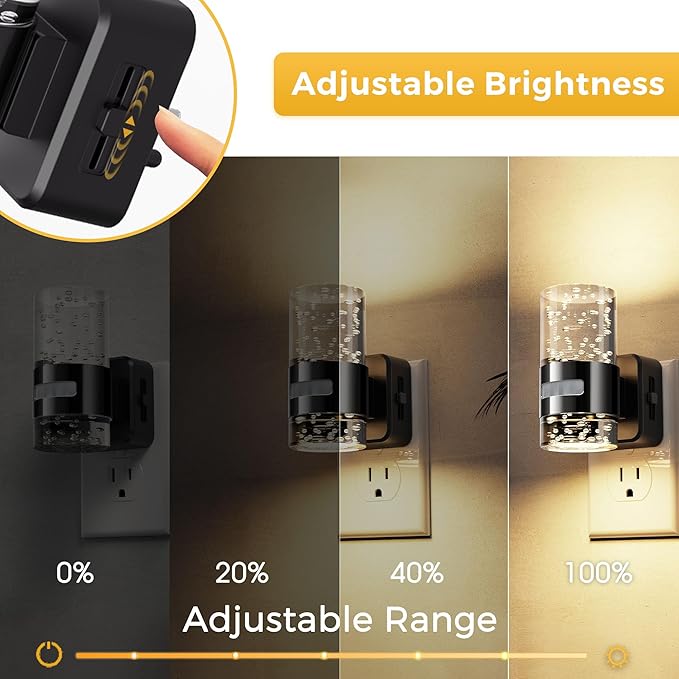 L LOHAS LED Motion Sensor Night Light, Dimmable Night Lights Plug into Wall - Image 2