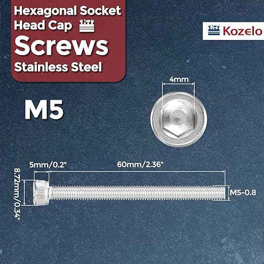 Kozelo 10pcs Socket Head Cap Screws - Image 2