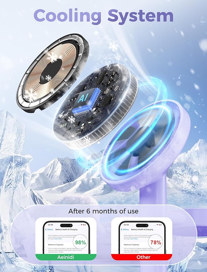 Aeinidi 2026 3 in 1 Wireless Charging Station Compatible - Image 5