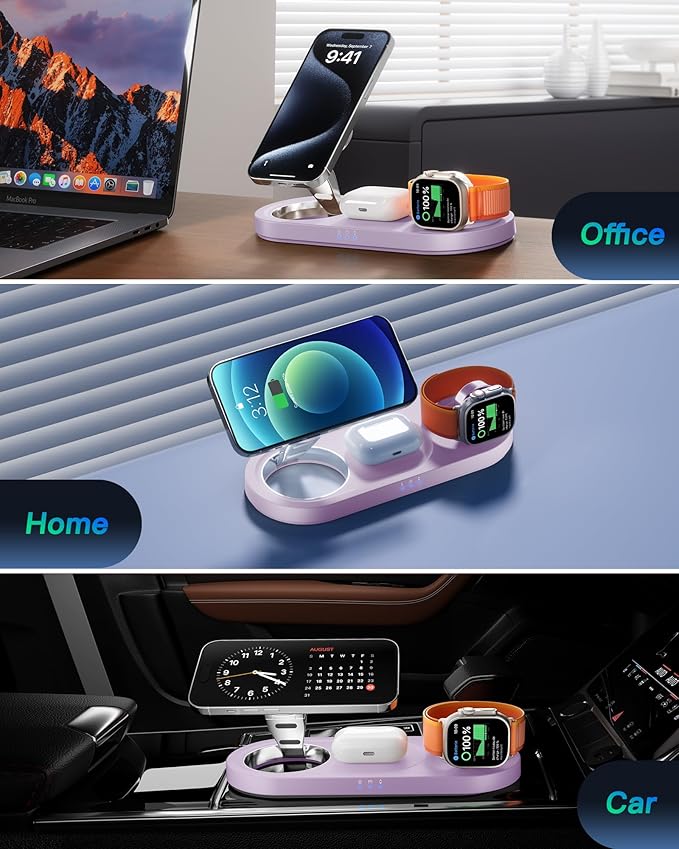 Upgraded 3 in 1 Wireless Charging Station - Image 7