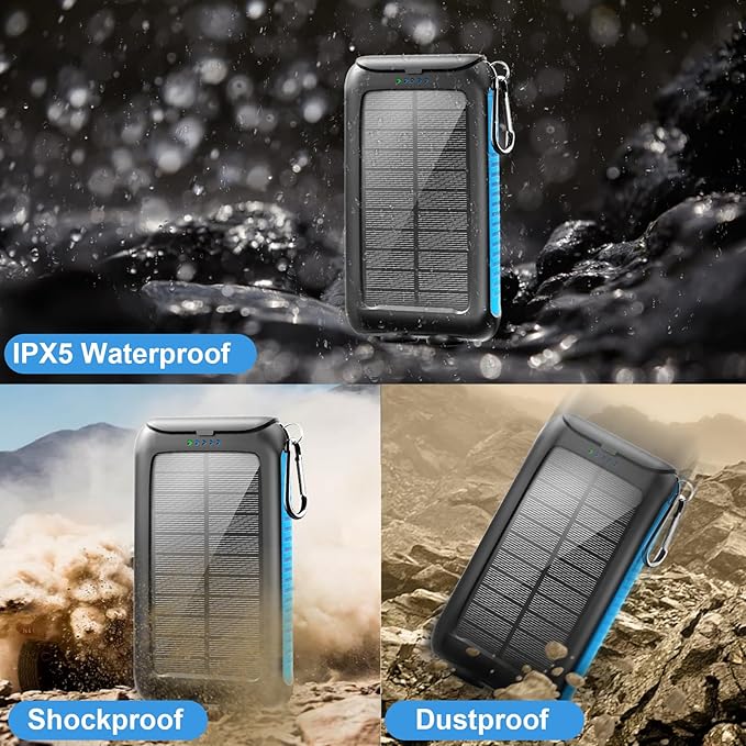 Kepswin Solar-Charger-Power-Bank-49800mAh Portable Solar Phone Charger - Image 5