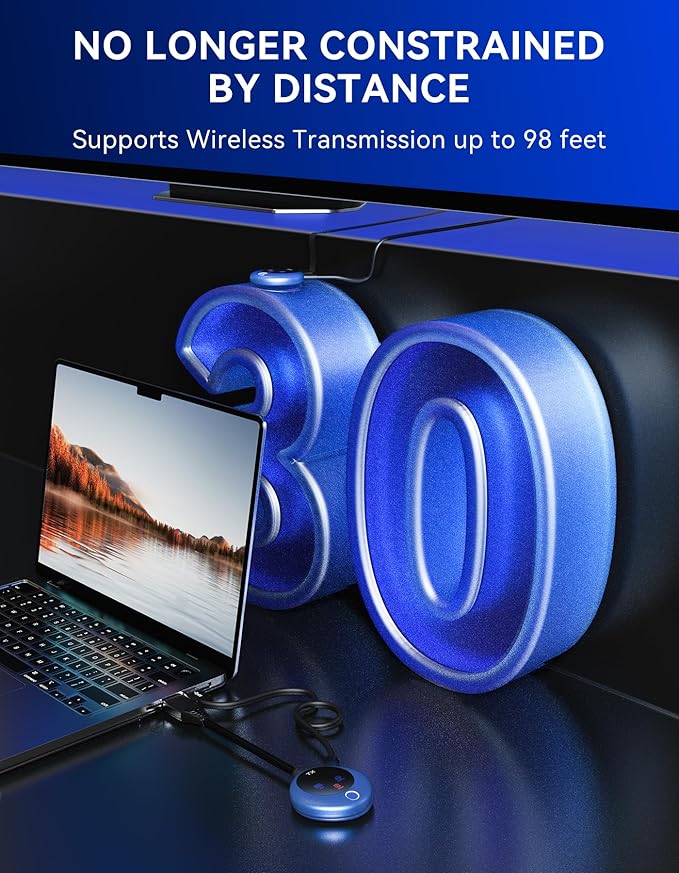 TPUFO Wireless HDMI Transmitter and Receiver, 4K Decoding 1080P Output - Image 5
