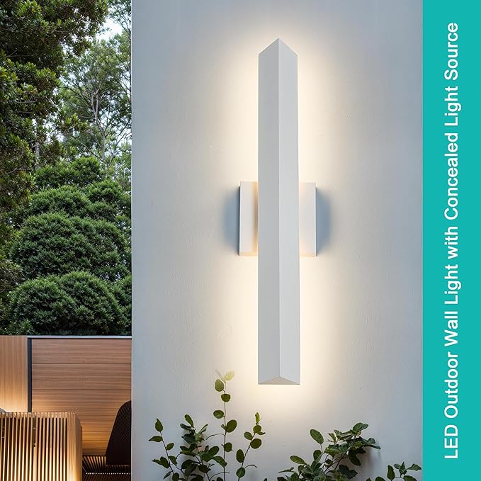 Tarentlight 21.9IN LED Outdoor Aluminum Wall Lights, 20W Dimmable, IP65 - Image 2