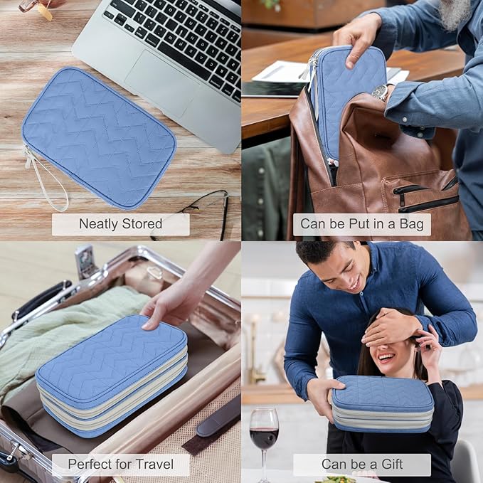 FYY Electronic Organizer, Large Travel Cable Organizer Bag Pouch Electronic - Image 7