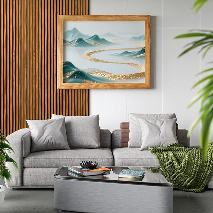 Art3d 4-Piece 94 x 12.6 Inch Acoustic Lightweight Slat Wall Panel - Image 2