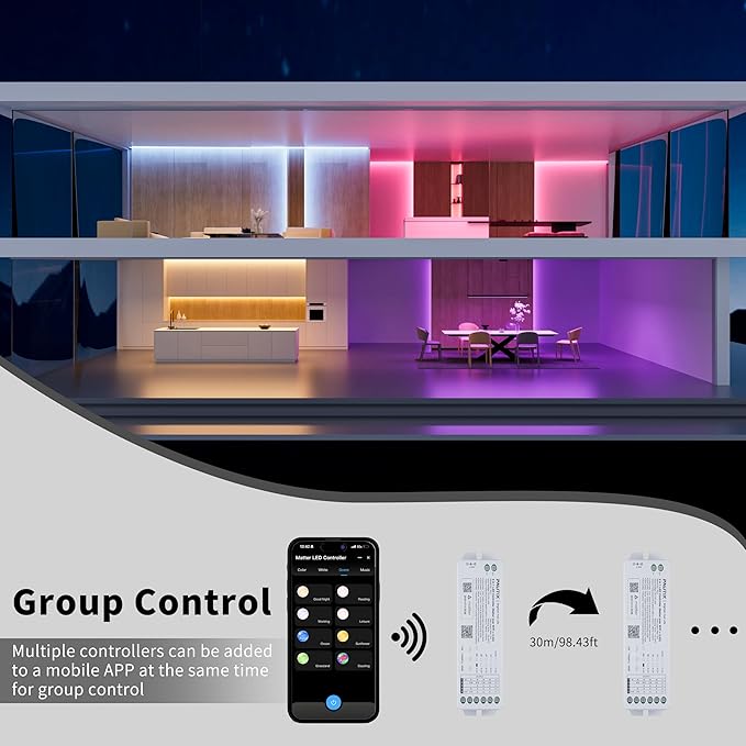 PAUTIX Matter WiFi LED Controller 5in1 ML5 Compatible - Image 7
