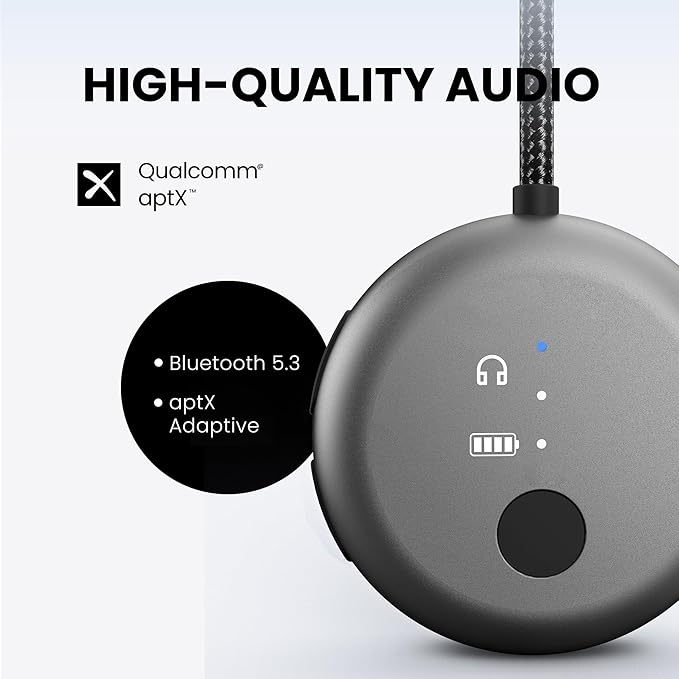 Avantree SoundJet R1 – 25Hr Airplane Bluetooth Adapter - Image 2