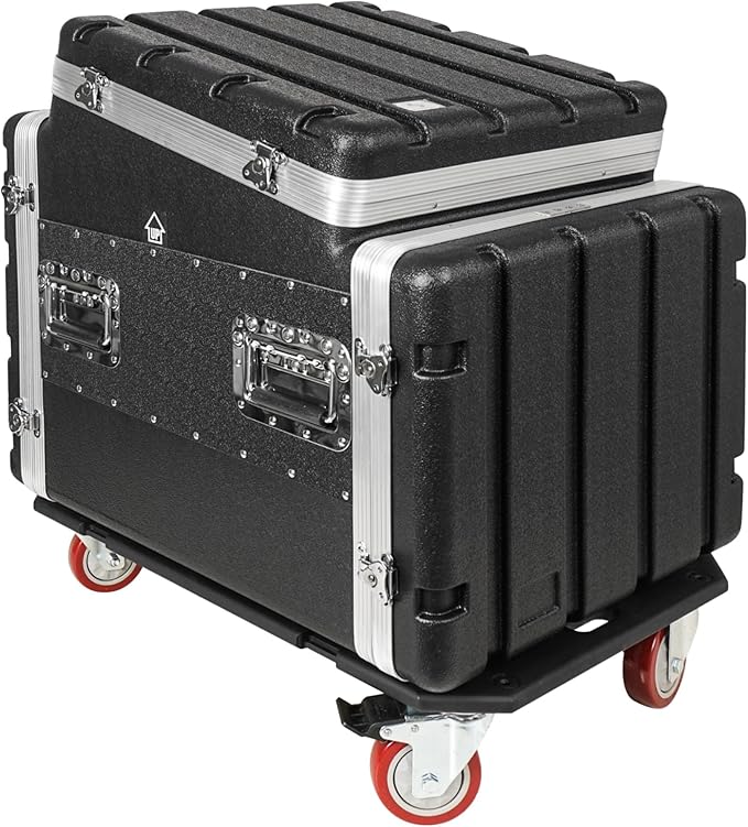 Sound Town Lightweight and Compact 8U ATA ABS Rack Case, by SOUNDTOWN
